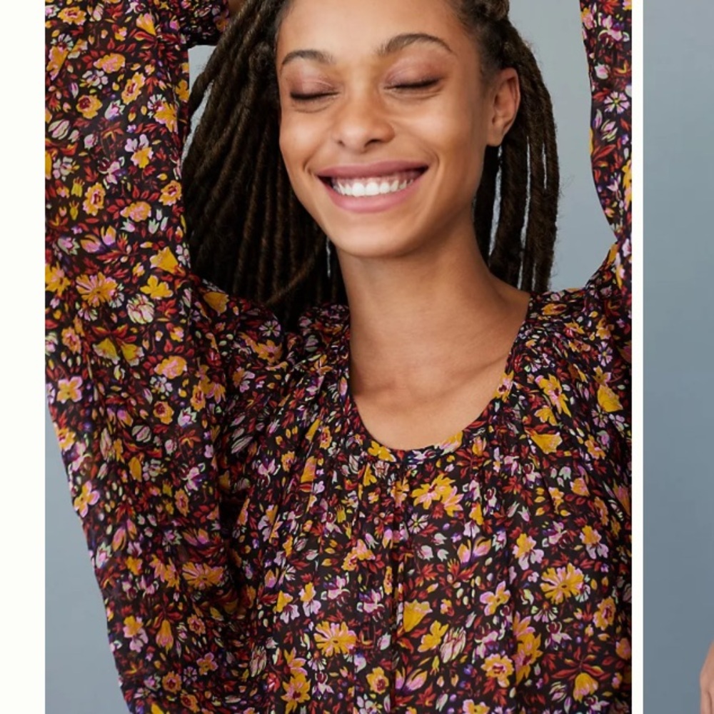 Pauline Balloon-Sleeved Blouse  from Anthropologie